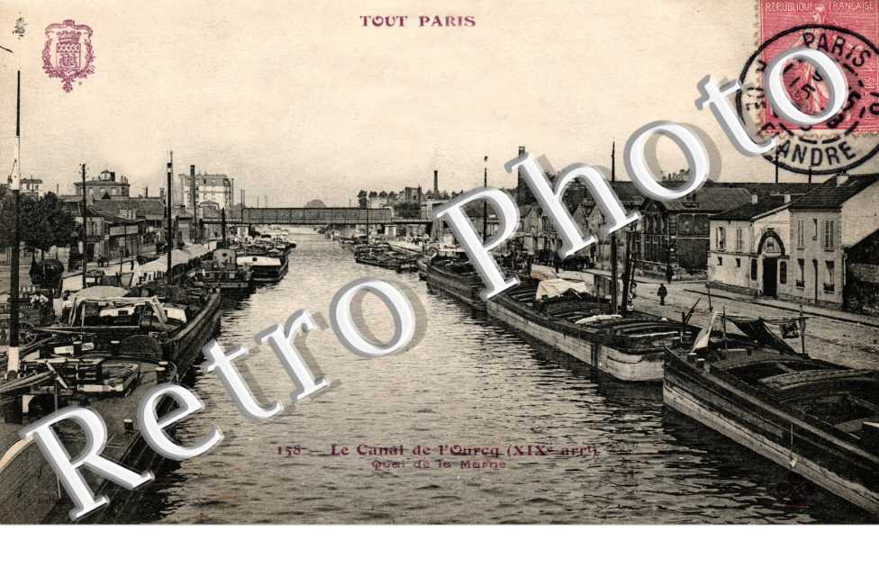 Le Canal de l&#039;Ourcq - Quai de la Marne