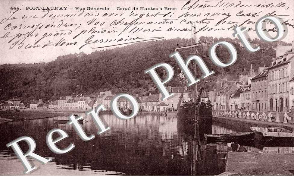 vue generale, canal de Nantes a Brest