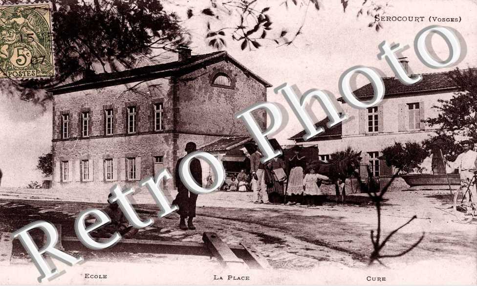 la place, ecole, cure