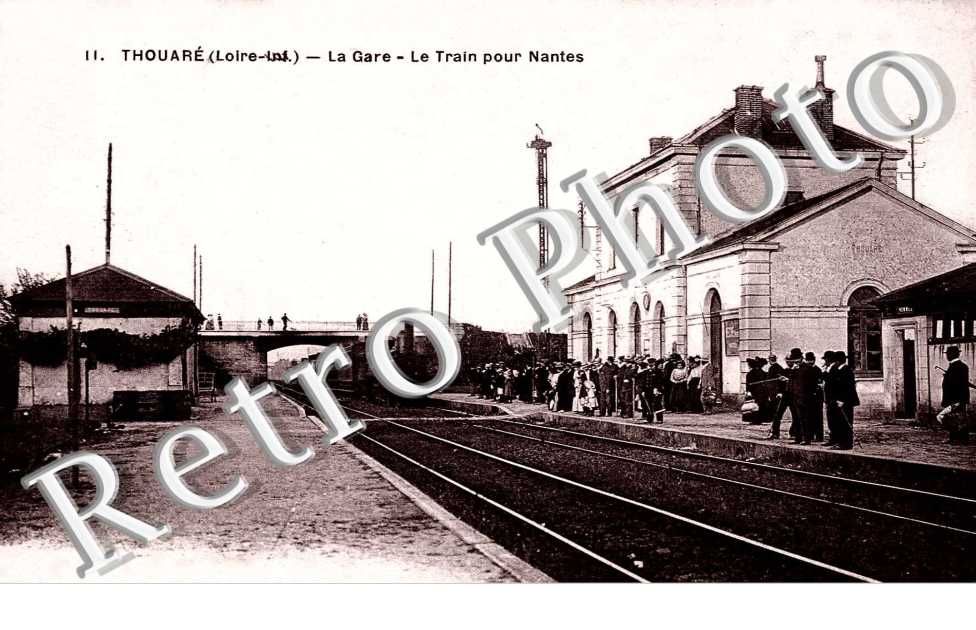 la gare, le train pour Nantes