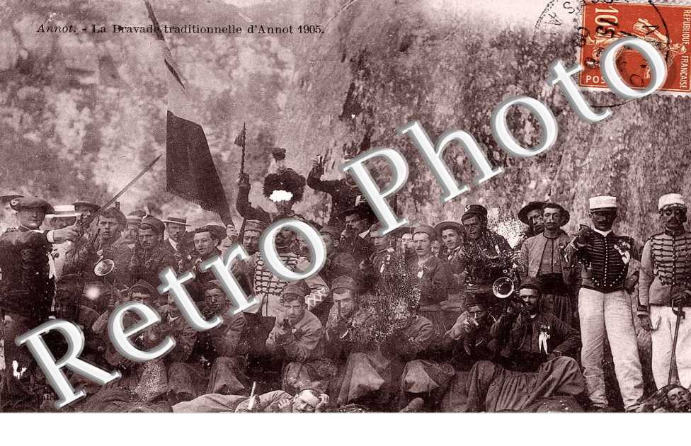 LA BRAVADE TRADITIONNELLE d&#039;ANNOT 1905