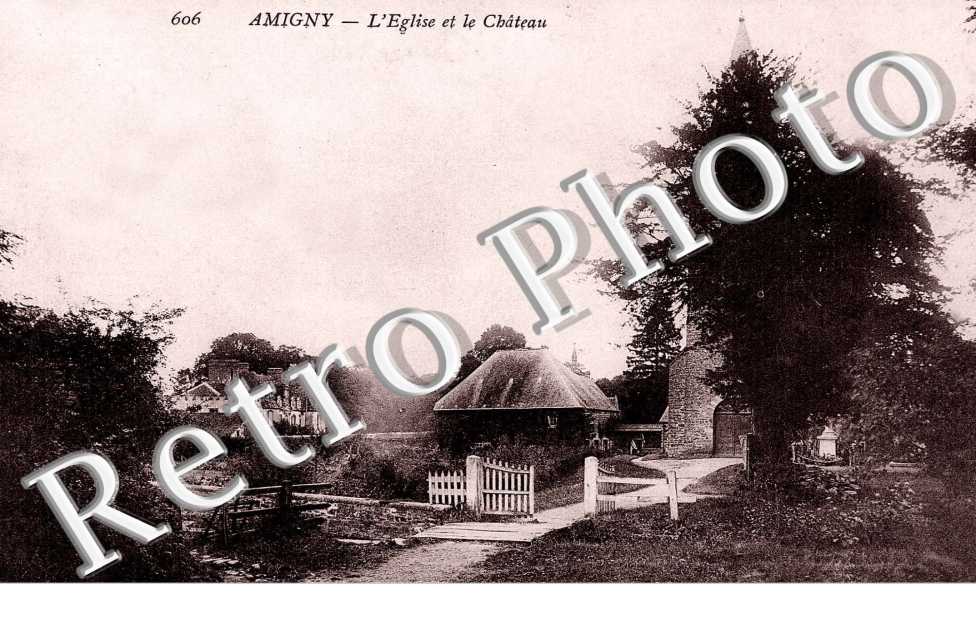 l&#039;eglise et le chateau