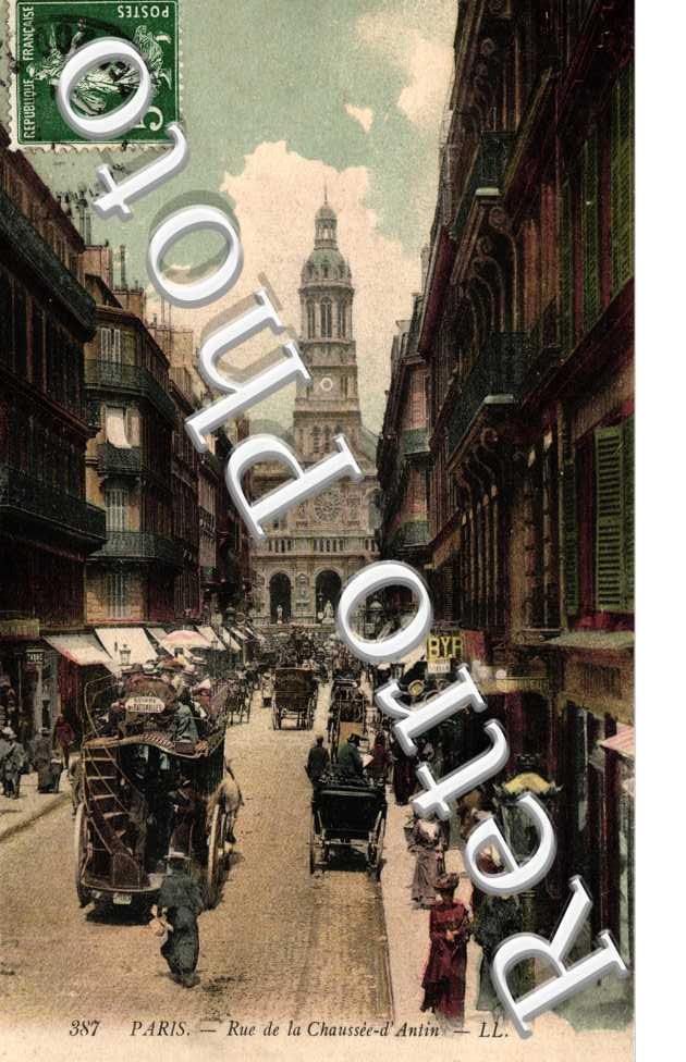 RUE DE LA CHAUSSEE D ANTIN