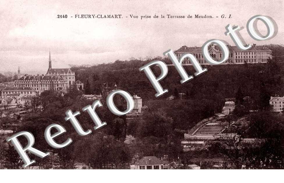 FLEURY CLAMART VUE PRISE DE LA TERRASSE DE MEUDON
