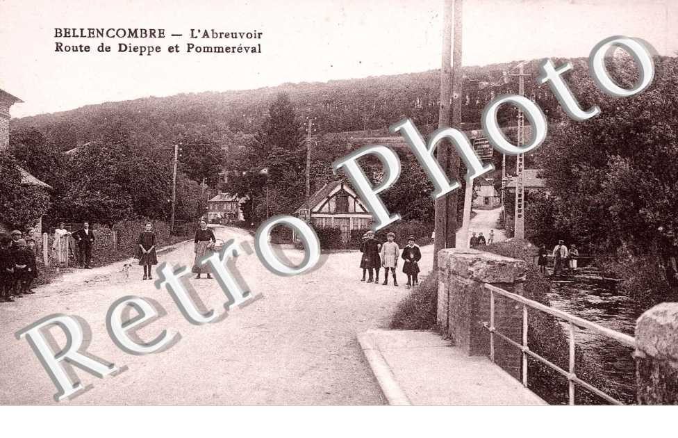 L&#039;abreuvoir - route de Dieppe et Pommereval