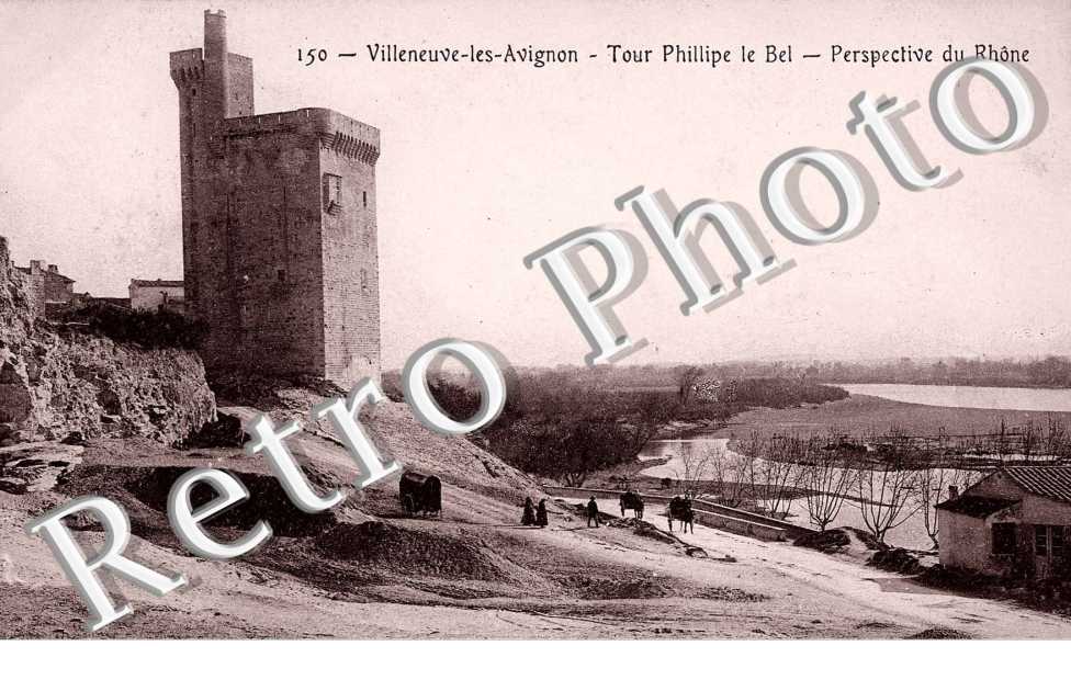 tour philippe le bel - perspective du rhone
