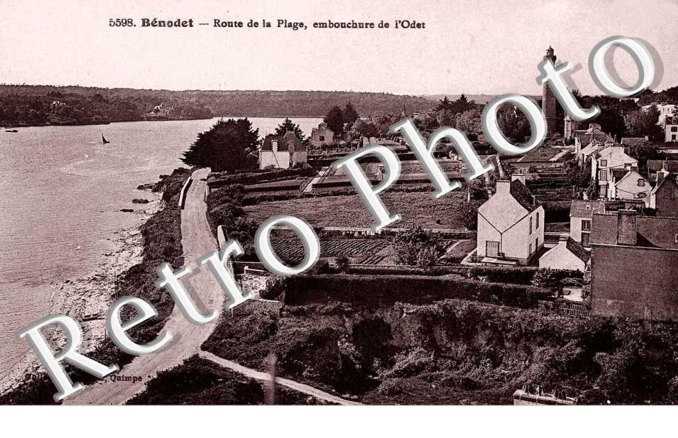 route de la plage, embouchure de l&#039;Odet