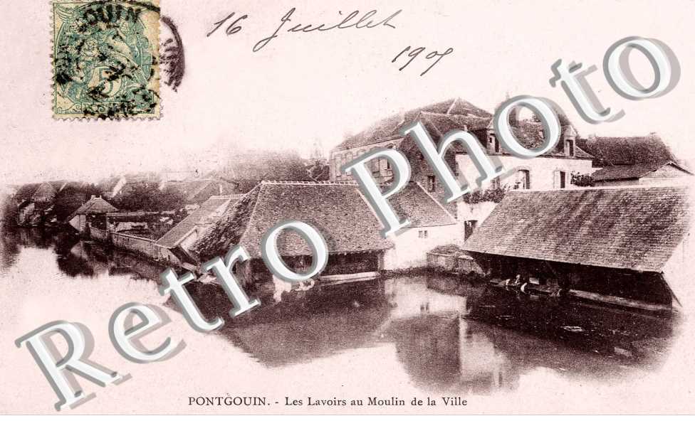 Les lavoirs au moulin de la ville