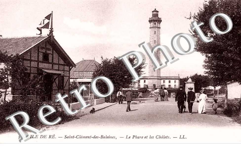 le phare des Baleines et les chalets