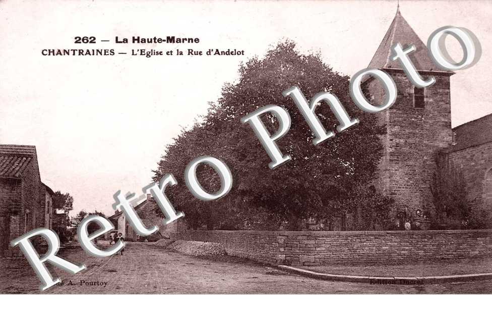 L&#039;eglise et la rue d&#039;Andelot