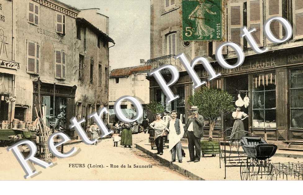 rue de la Saunerie - carte couleur