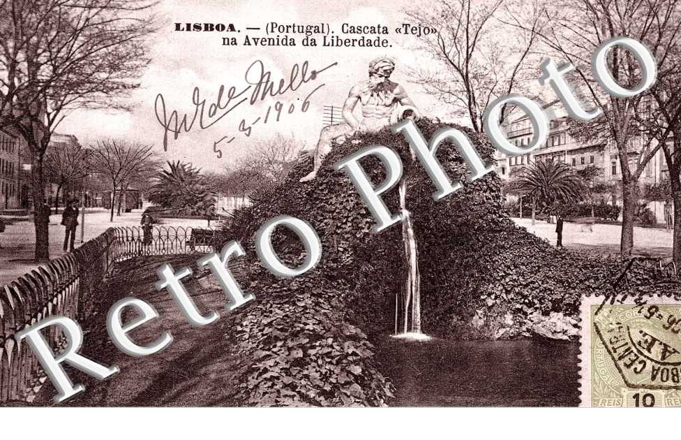 Cascata "tejo" na Avenida da Liberdade