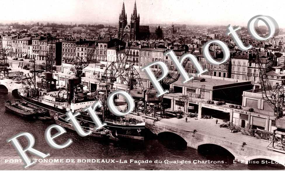 port autonome de Bordeaux La facade du quai des Chartrons