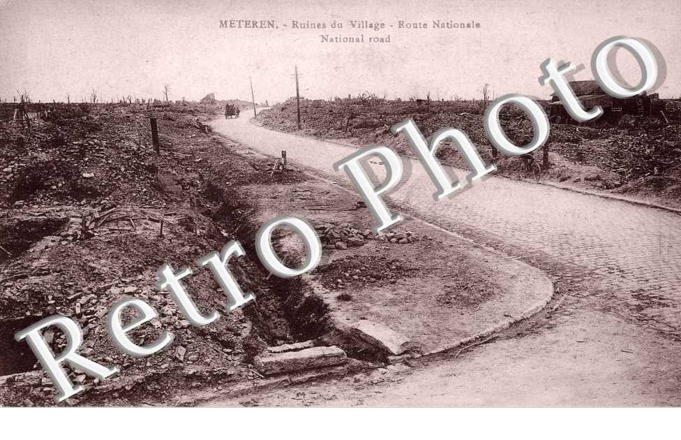 Ruines du village - route nationale