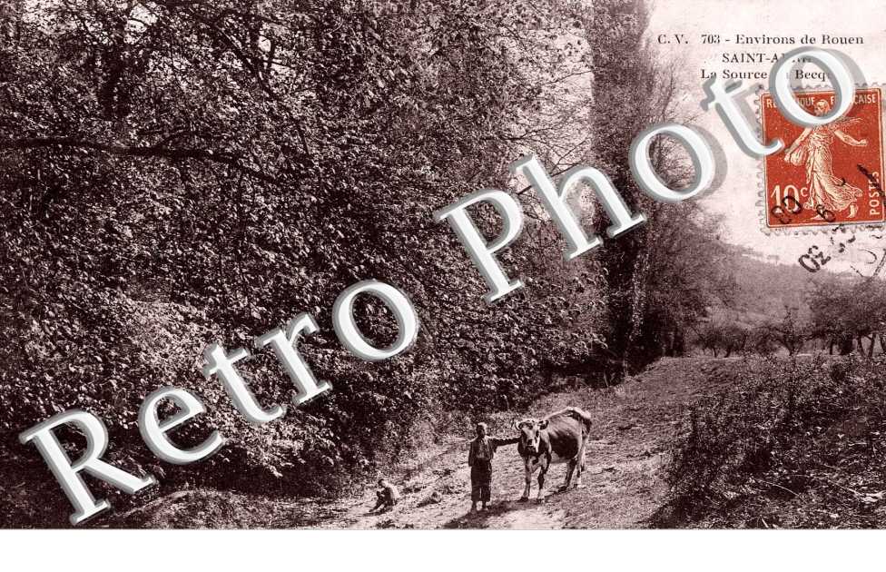 Saint-Adrien. La Source du Becquet (1908)