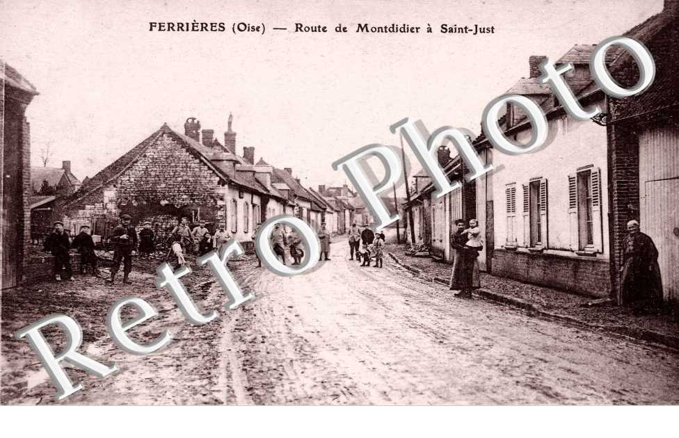Route de Montdidier a Saint-Just