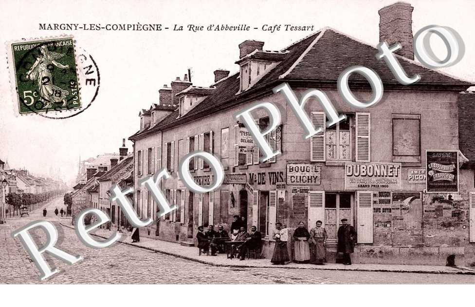 La rue d'Abbeville - cafe Tessart