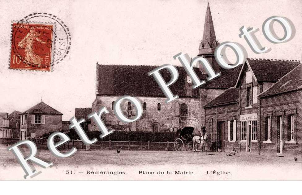 Place de la Mairie - Eglise