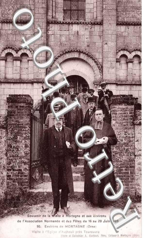Visite de l&#039;association normande Fetes des 16 au 20 juin 1909