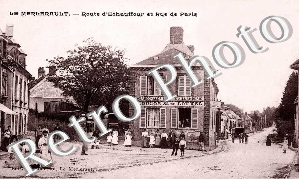 Route d'Echauffour et rue de Paris