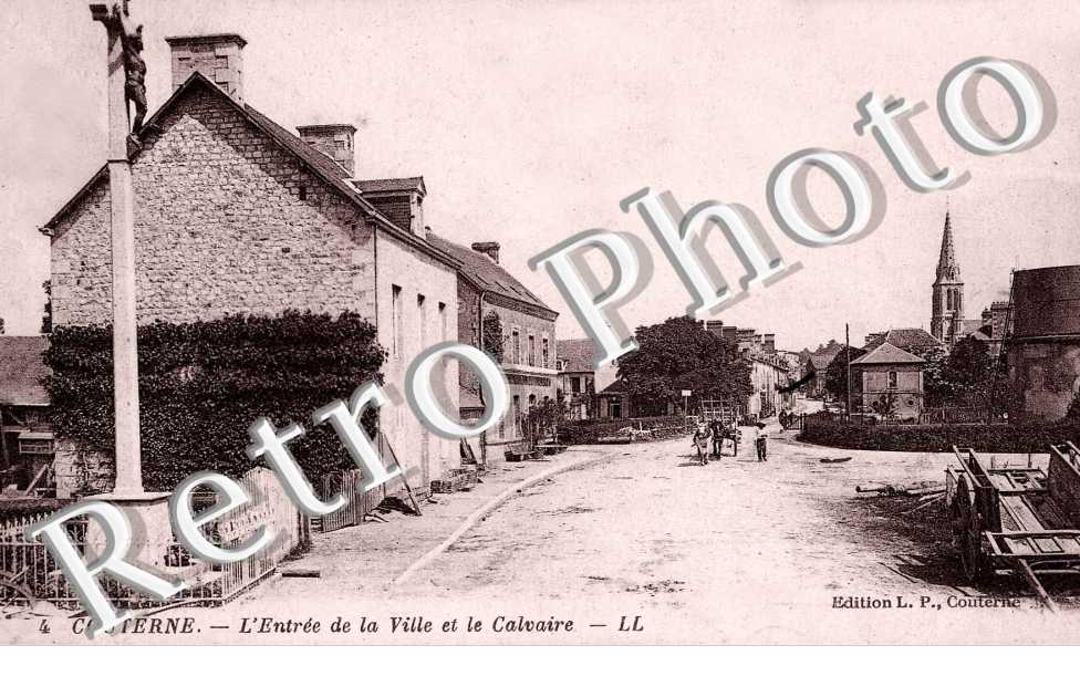 l&#039;entree de la villke et le calvaire