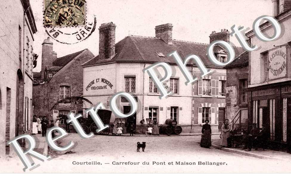 carrefour du pont et maison Bellanger