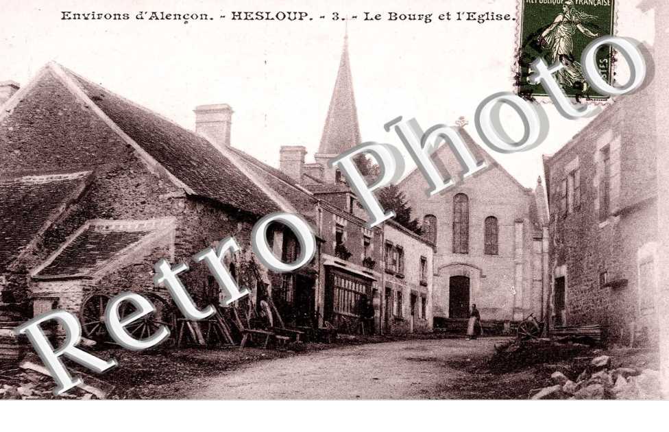 le bourg et l&#039;eglise