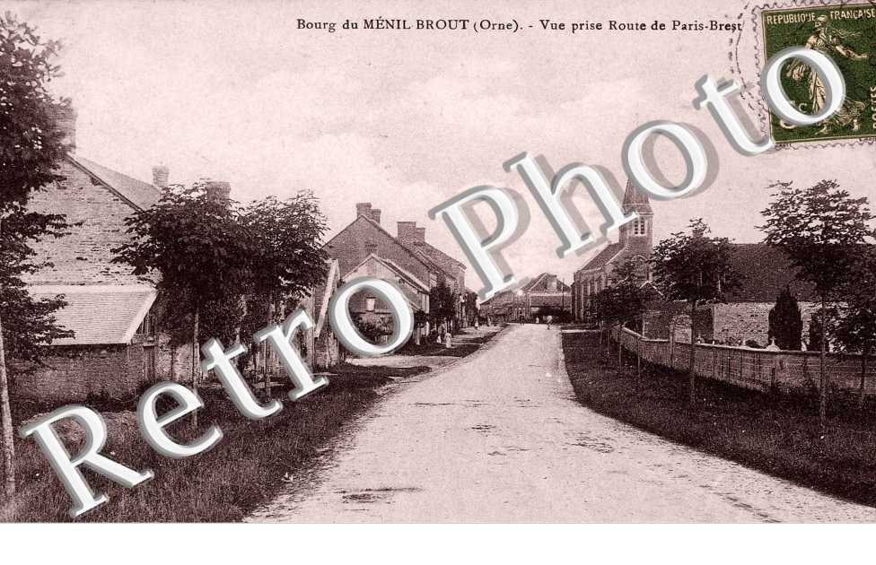 vue prise de la route de Paris-Brest