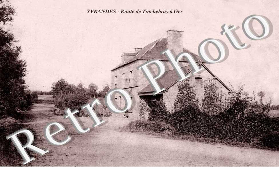 Route de Tinchebray à ger