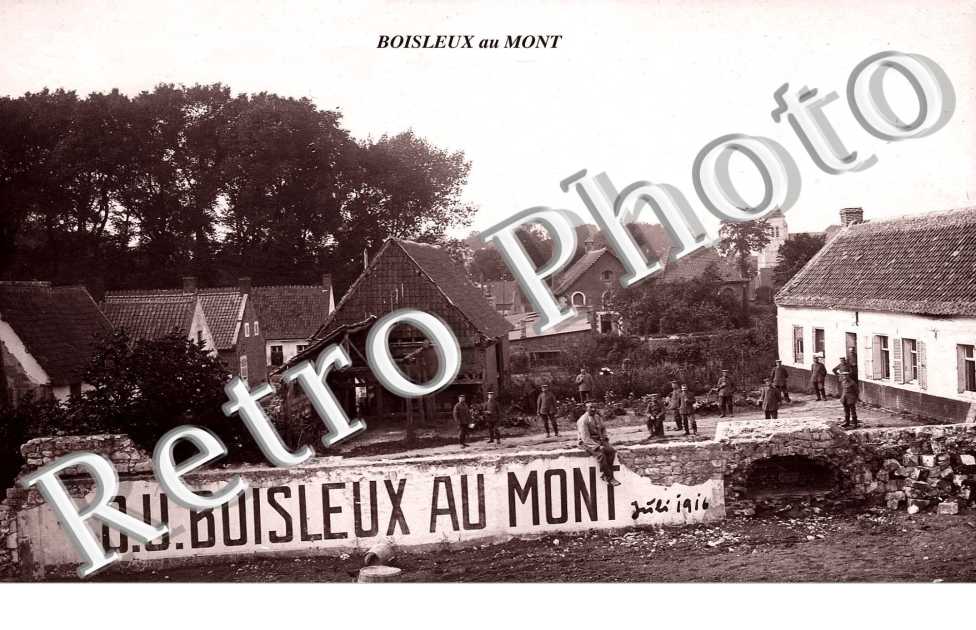 ( une rue )  carte postale militaire allemande 1916
