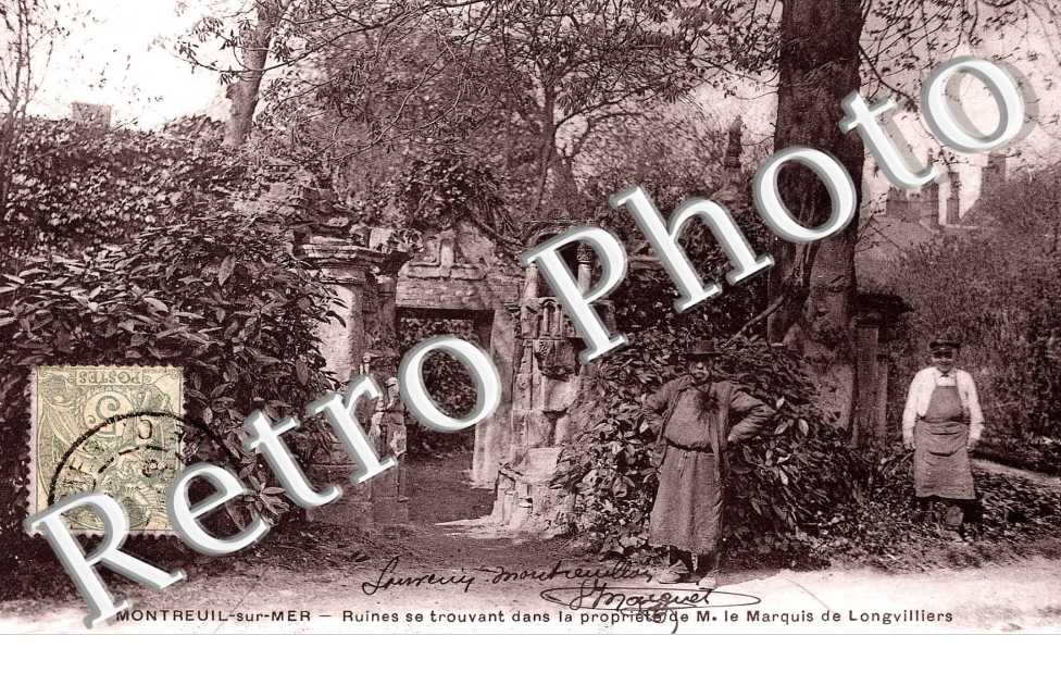 RUINES SE TROUVANT DANS LA PROPRIETE DE M. LE MARQUIS DE LONGVILLERS
