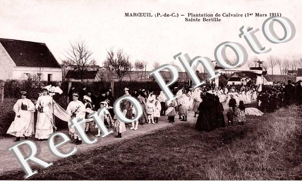 Plantation de Calvaire (1er mars 1914) - Sainte Bertille