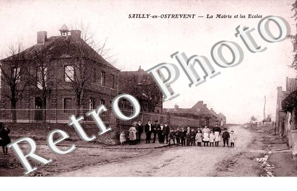 La mairie et les ecoles
