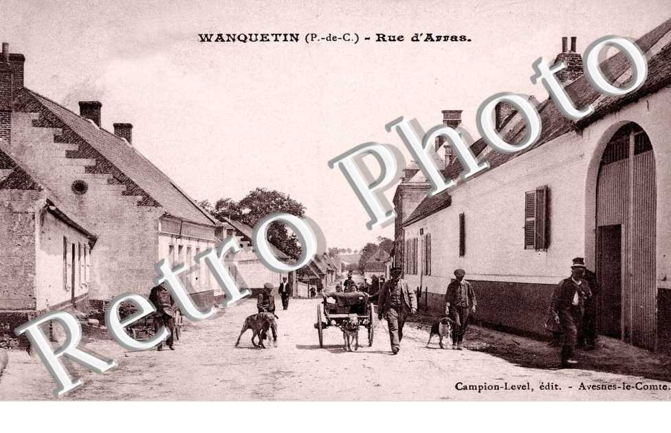 Rue d'Arras - ATTELAGE DE CHIEN  - petit plan