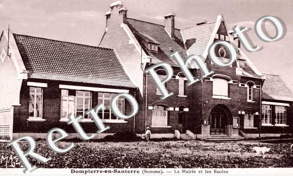 la mairie et les ecoles
