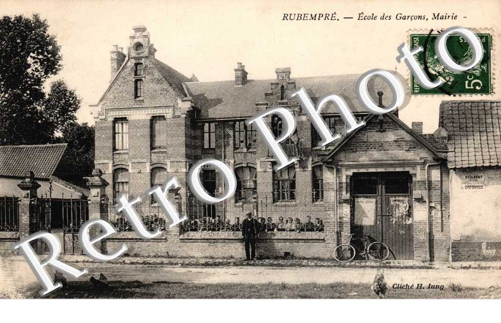 Ecole des Garçons, Mairie  en 1911