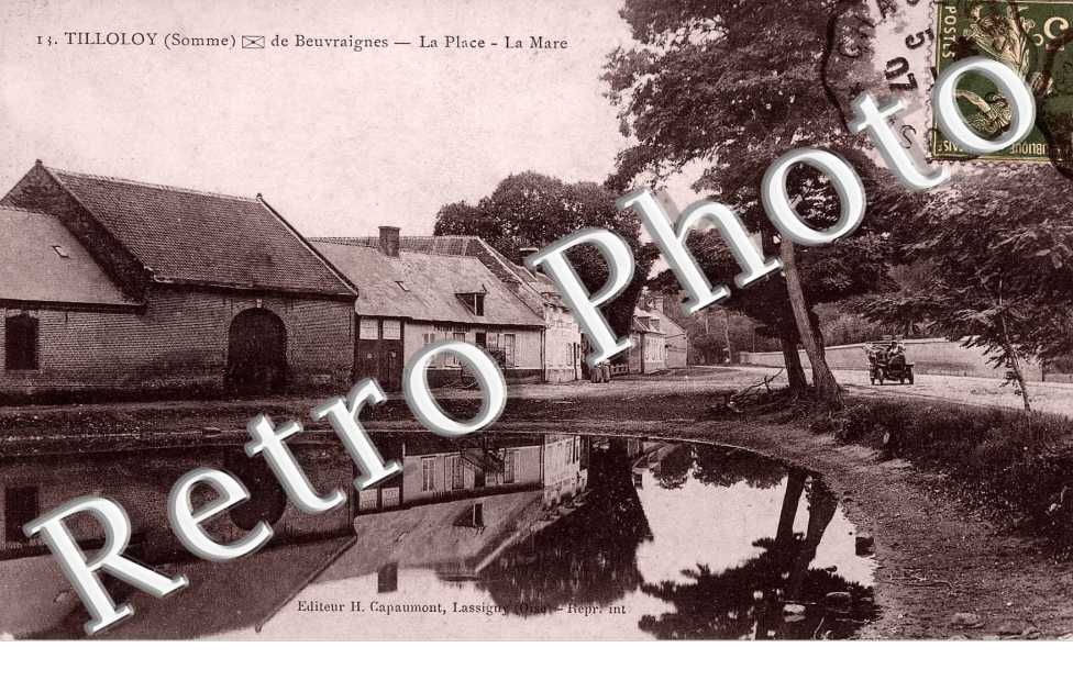 la place, la mare