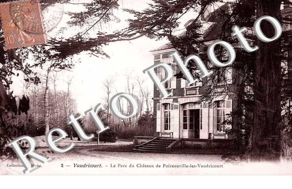 Le parc du chateau de Poireauville-les-Vaudricourt