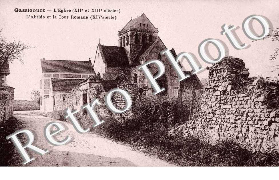 Gassicourt, L&#039;Eglise et la Tour Romane