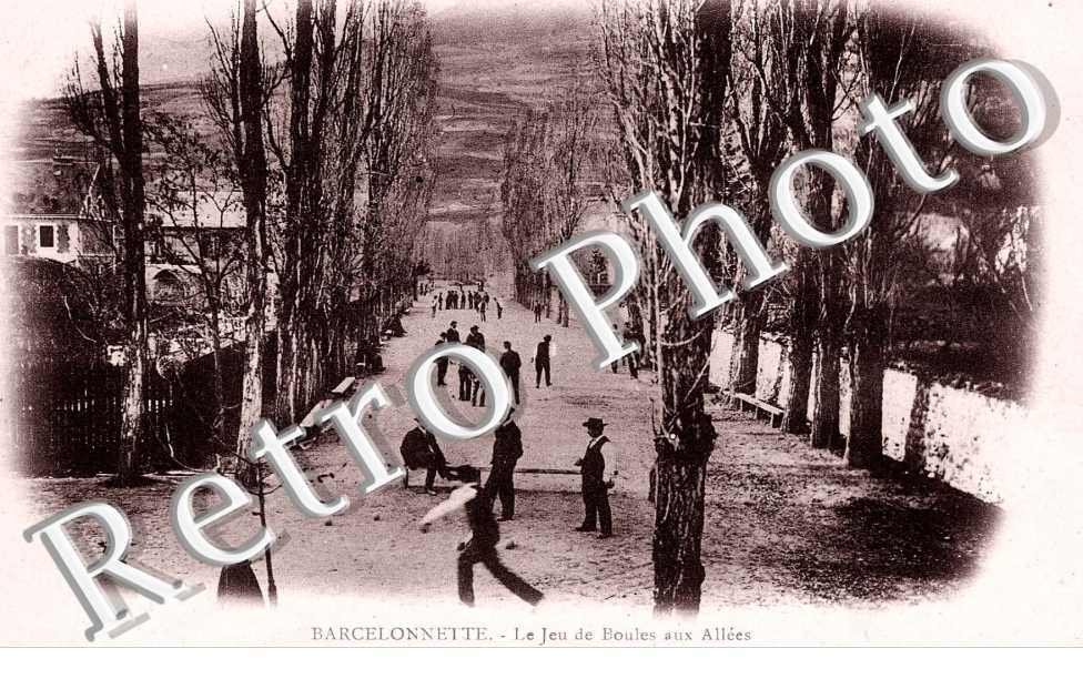 le jeu de boules aux allees