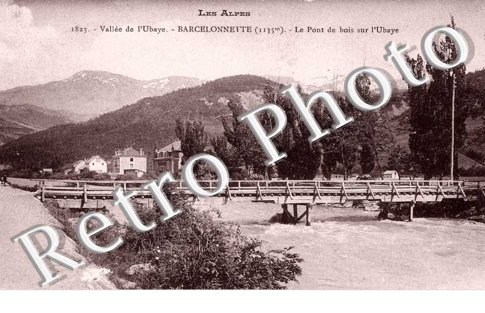 le Pont de Bois sur l&#039;Ubaye