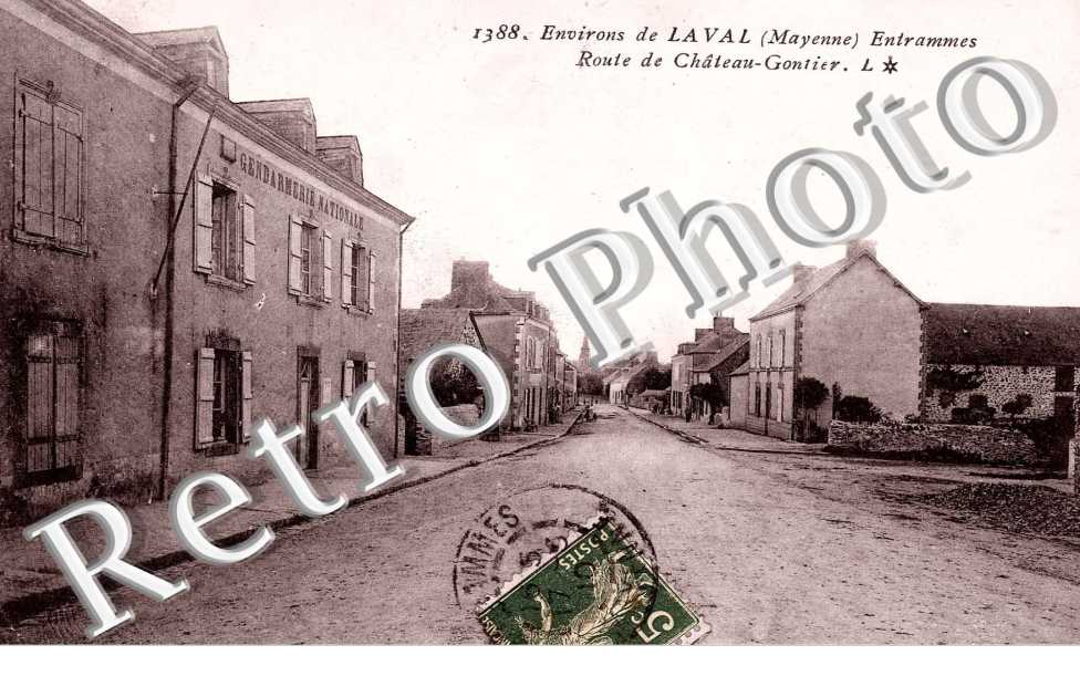 route de Chateau Gontier La gendarmerie