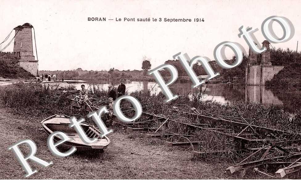 Le pont saute le 3 septembre 1914