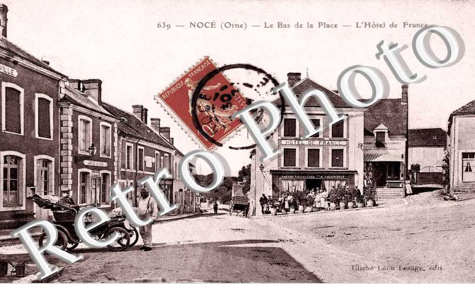 le bas de la plce - l&#039;hotel de france (automobile)