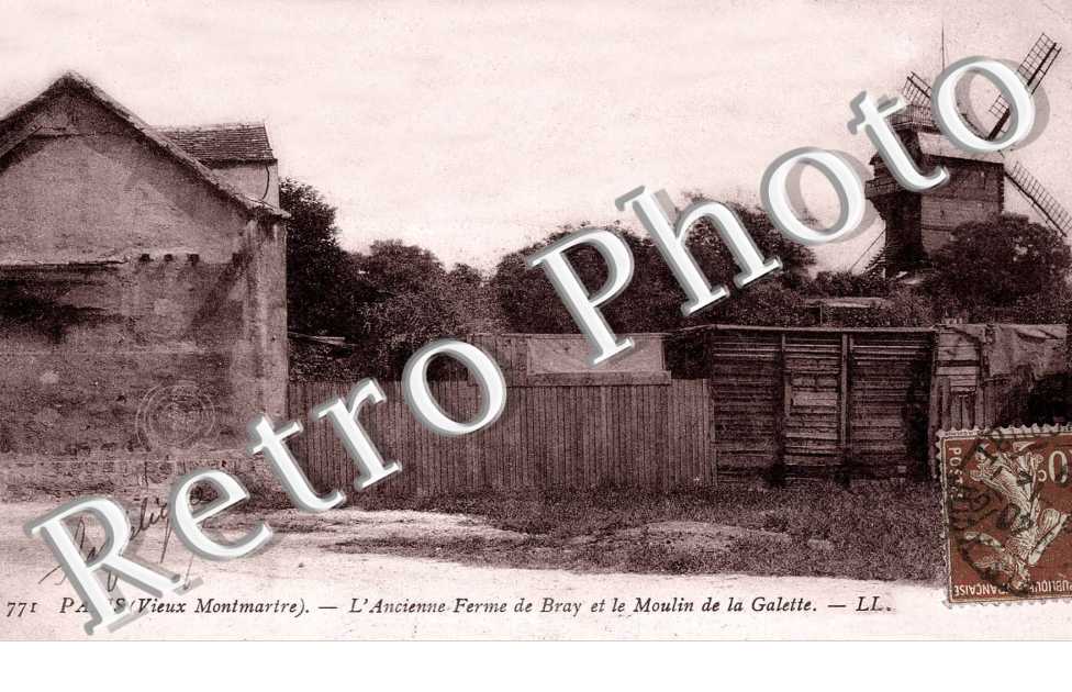 Montmartre, Ancienne Ferme du Bray et Moulin de la Galette