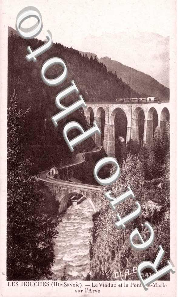 le viaduc et le pont Sainte Marie sur l&#039;Arve