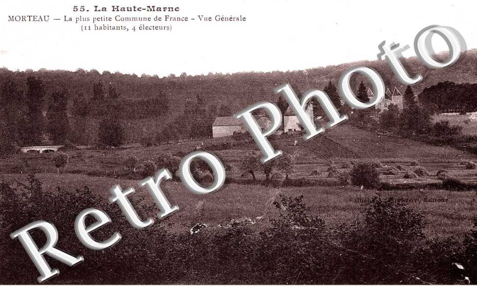 Morteau -   Vue generale - plus petite commune de France 11 habitants  - 4 electeurs