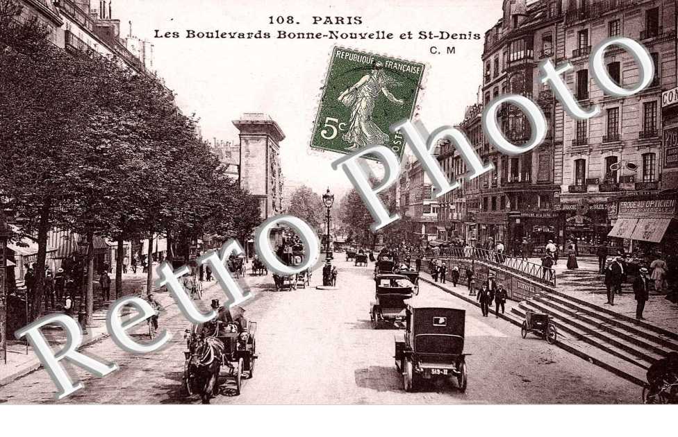 Les boulevards Bonne Nouvelle et Saint Denis