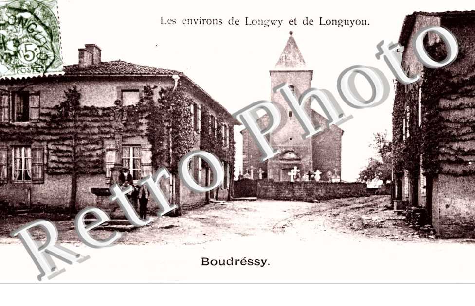 BOUDRESST   vue vers eglise