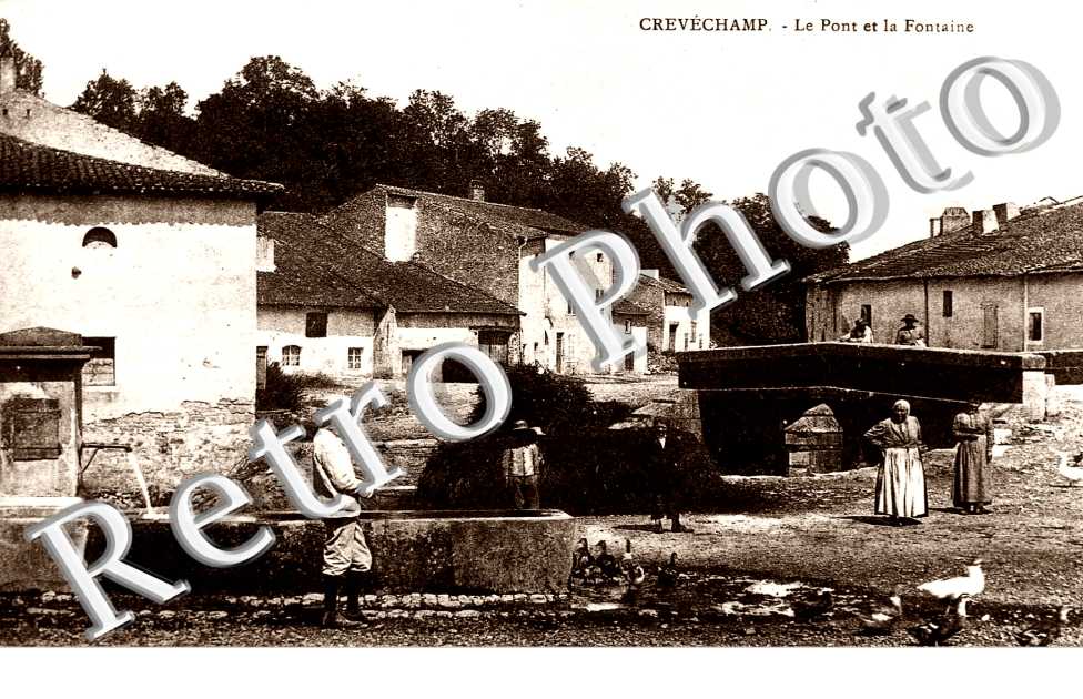le pont et la fontaine